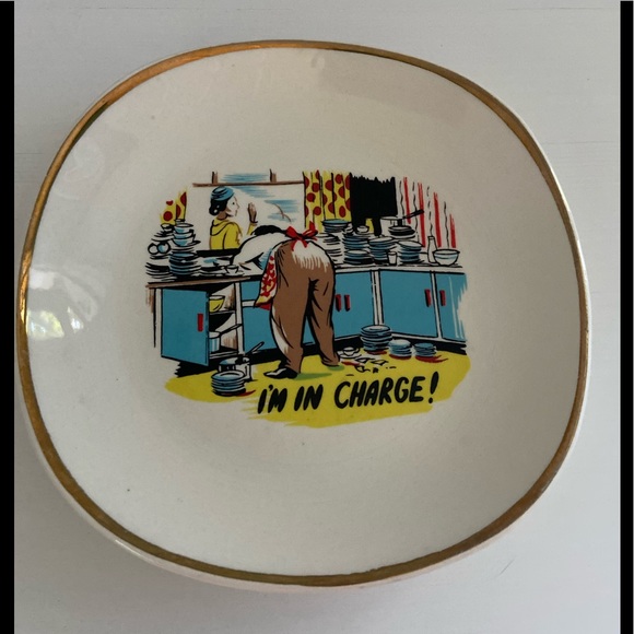 I’M IN CHARGE Vintage Prince William Plate Made in England collectible plate MCM - Picture 3 of 12